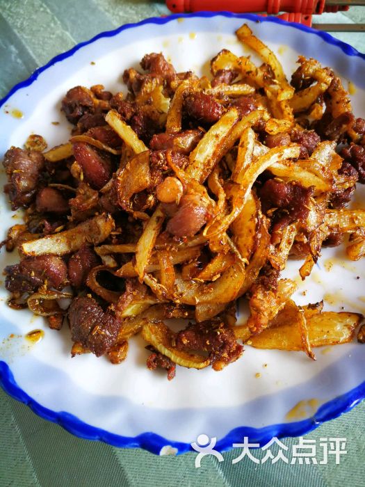 新疆喀什柯罗兰餐厅炒烤肉图片 - 第8张