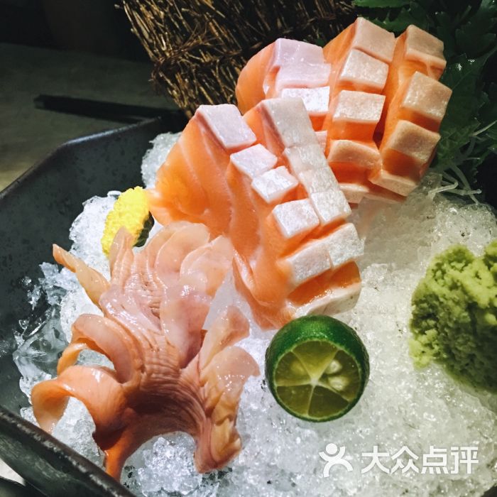 kyoku日本料理(嘉里建设广场店)三文鱼腩&赤贝刺身图片 - 第379张