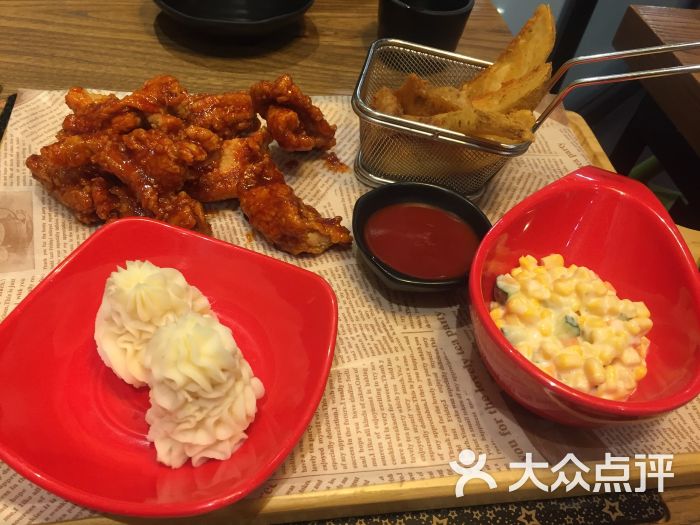 星米休闲餐厅(富力广场店)-辣味炸鸡套餐图片-北京美食-大众点评网