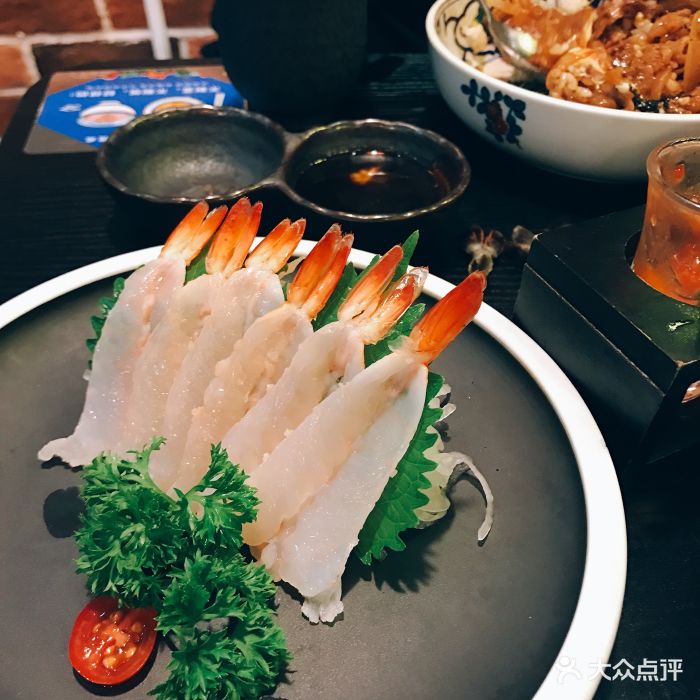 玻璃虾刺身