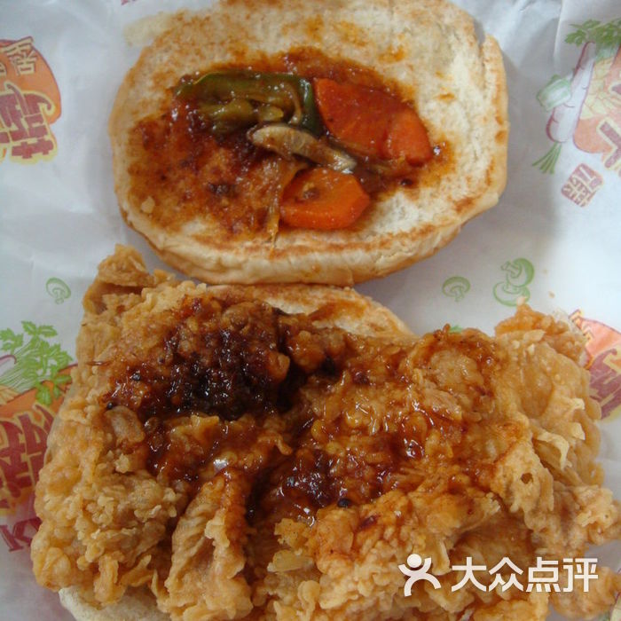 肯德基干锅时蔬鸡腿堡图片-北京快餐简餐-大众点评网