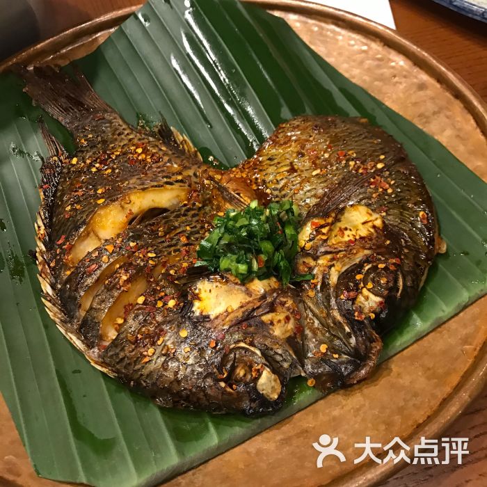 彩泥云南菜-傣家海沙(金桥国际店)孔雀烤罗非鱼图片-第68张猪鼻龟适合放餐厅么图片