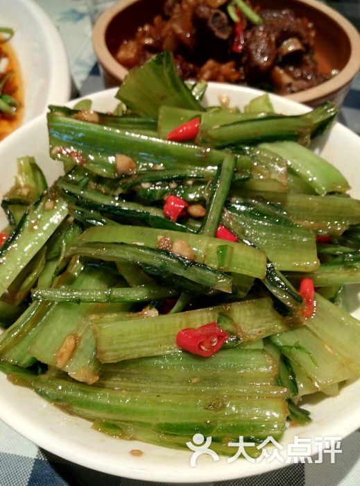 陆支虾大排档(绿地二店)家乡凉麦梗图片 - 第3张