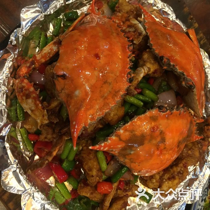 铁板花蟹