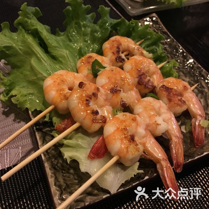 烤虾串