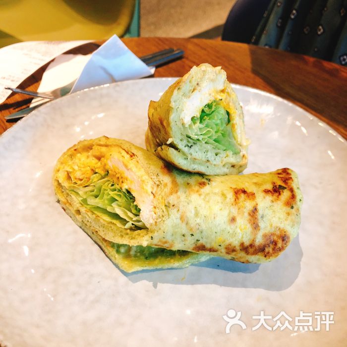 wagas沃歌斯(来福士店-咖喱鸡肉拉法卷图片-杭州美食-大众点评网