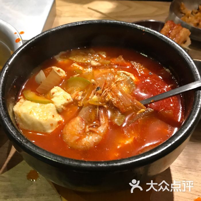 嫩豆腐海鲜汤