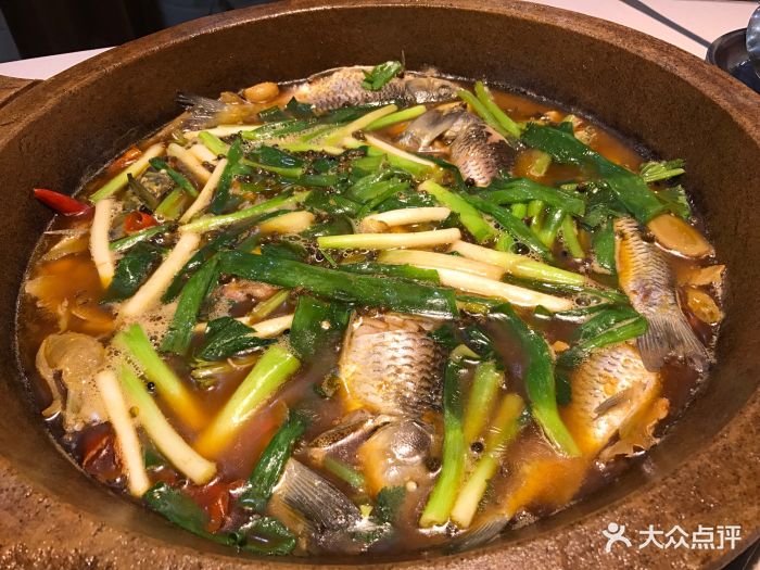 石锅土鲫鱼图片