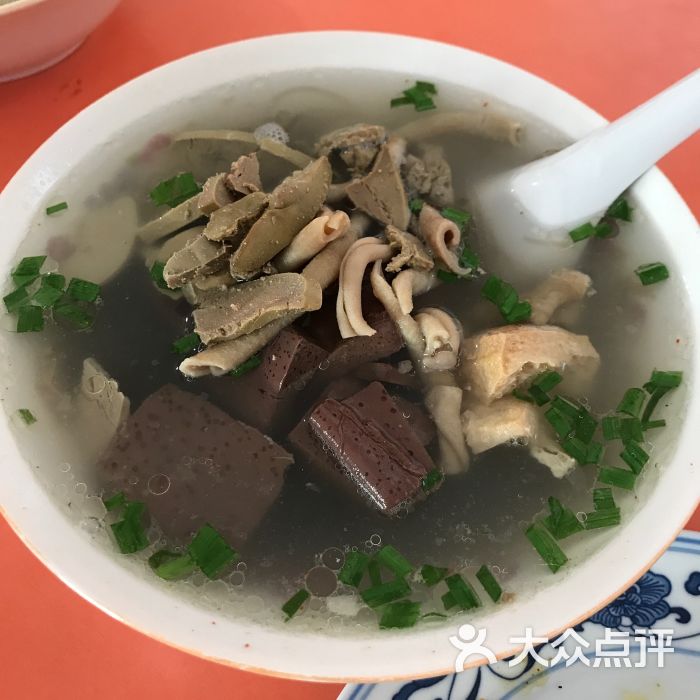 老七家湾牛肉锅贴店鸭血粉丝汤图片 - 第2张