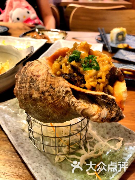 橘藤日本料理火炙寿司店蒜香牛油大海螺图片 - 第7张