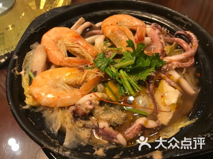 洪兴砂锅(莱山旗舰店-海鲜大虾锅图片-烟台美食-大众点评网