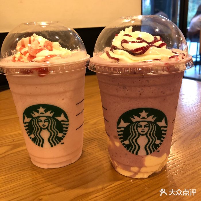 星巴克(小寨银泰城店)草莓白巧克力风味星冰乐图片 - 第3张