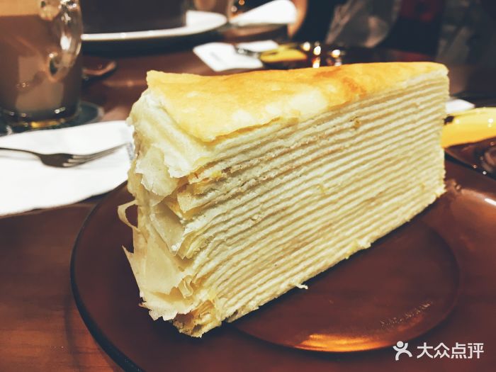 白柠檬千层蛋糕