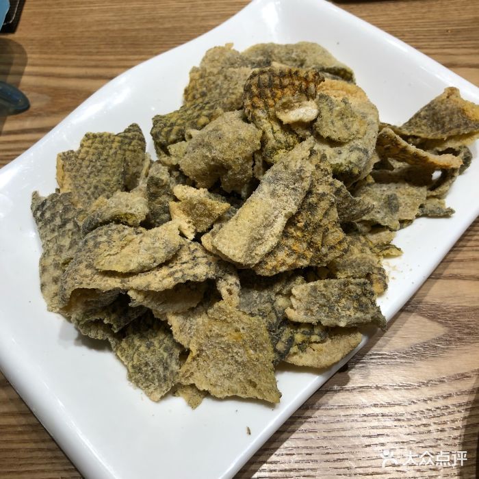 掂档潮汕牛肉火锅(大悦城店)酥炸深海鱼皮图片 第3张