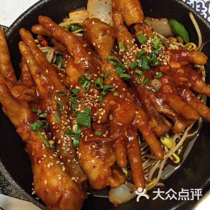 铁板辣鸡爪