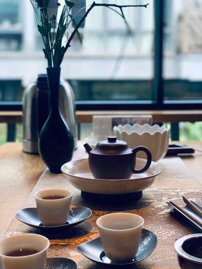 浣月茶美学-"选择了一个雨天去品茶.小姐姐非常好跟.