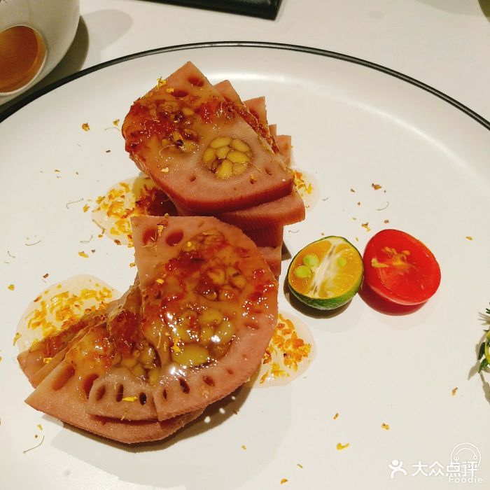 熹素·鲜美素食(保利克洛维店)桂花绿豆藕图片