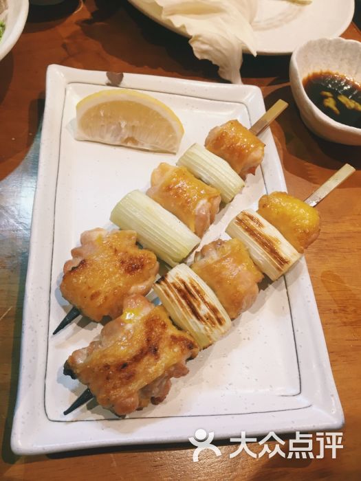 大葱鸡腿肉烤串