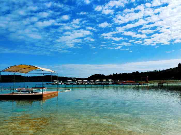 仙海旅游度假区-"清明节放假去的,仙海风景区由水库,.