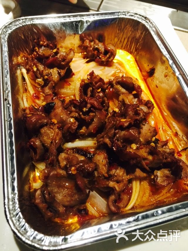 锡纸烤鸡胗