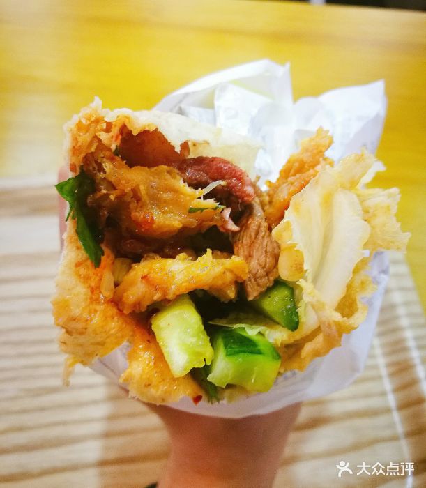 鲜粮卷饼王(朝阳合生汇店-牛肚牛肉鸡柳图片-北京美食-大众点评网