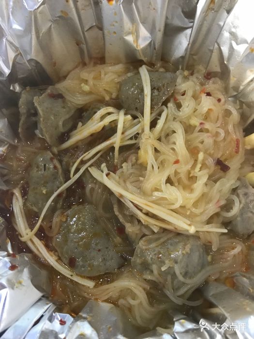 牛肉丸花甲粉