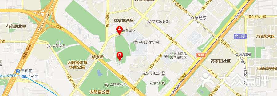金隅南湖公园地图图片 - 第1张