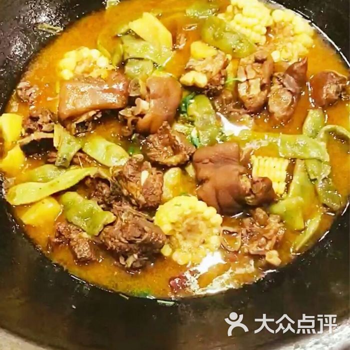小蒙铁锅炖排骨猪手锅图片-北京炖菜馆-大众点评网