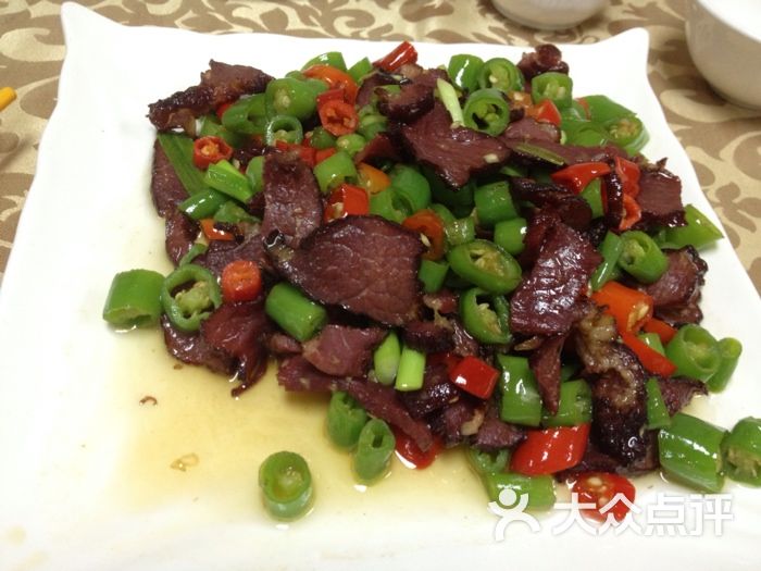 小炒腊牛肉