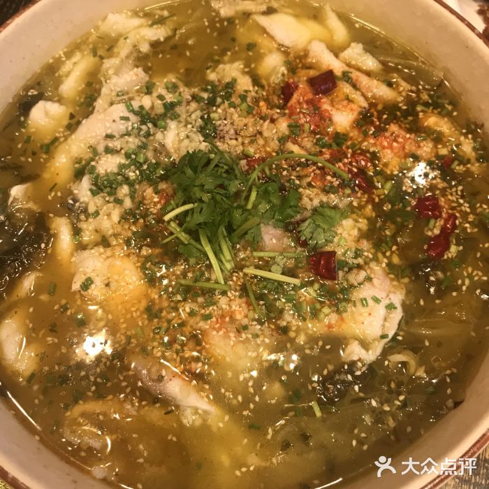 小锅菜海鲜馆酸菜鱼图片
