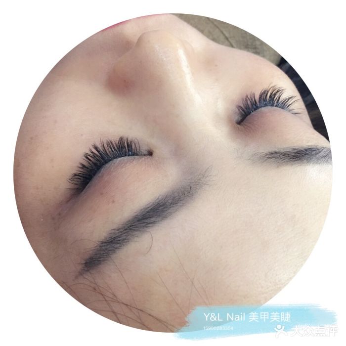y&l nail 美甲美睫开花睫毛嫁接图片