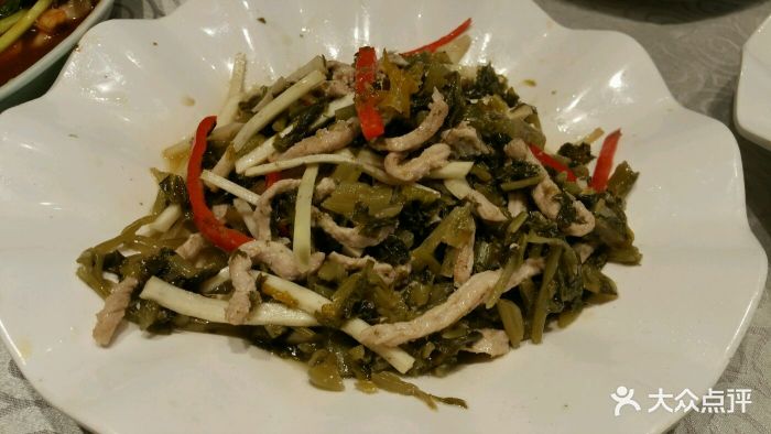 咸菜炒肉丝