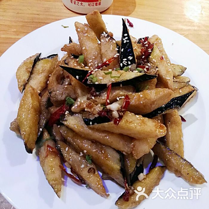 昔友记怀旧餐厅风味茄子图片-北京鲁菜-大众点评网