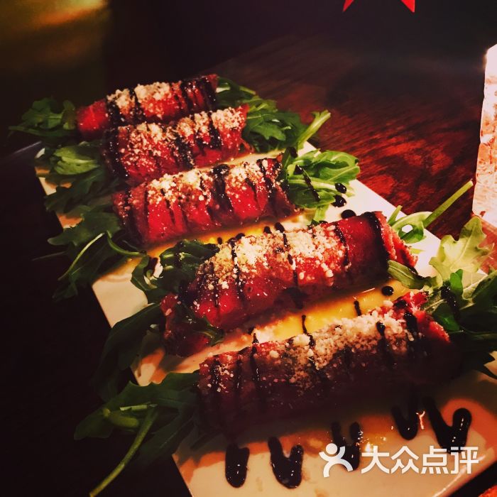 brownstone tapas & lounge布朗石西班牙餐厅酒吧(永嘉庭店)生牛肉卷