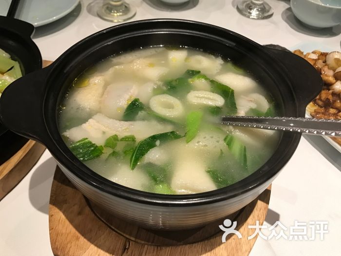 眉州东坡(翠微凯德店)菜胆鲜竹荪汤图片 - 第1张