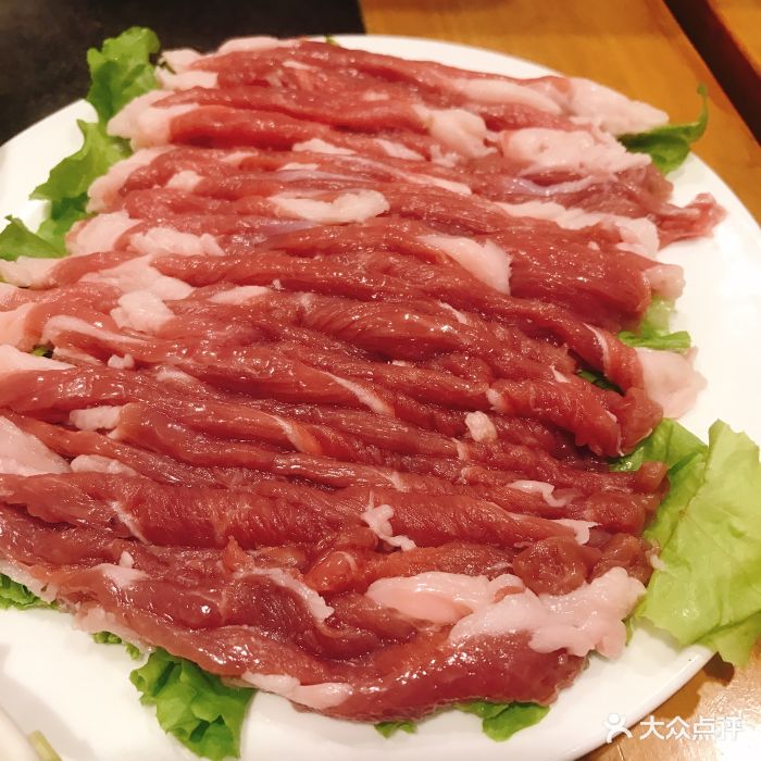 关二涮肉(皂君庙店)鲜切羊肉图片