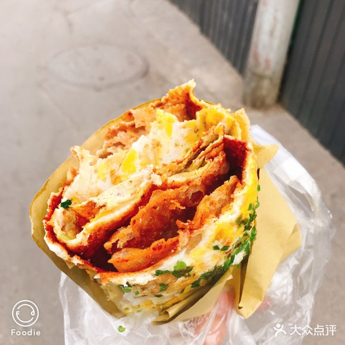 招牌双蛋煎饼芝士