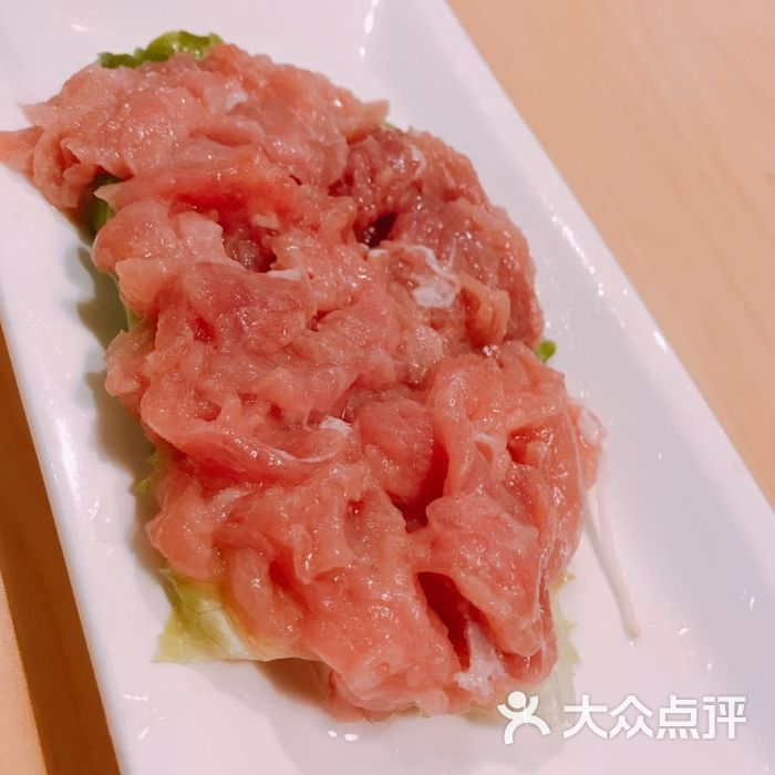 都市新大新豆米火锅(中港店)鲜肉片图片 - 第1张