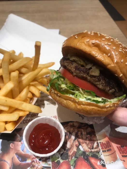 the habit burger grill 哈比特汉堡(爱琴海店)火烤牛肉特堡套餐图片