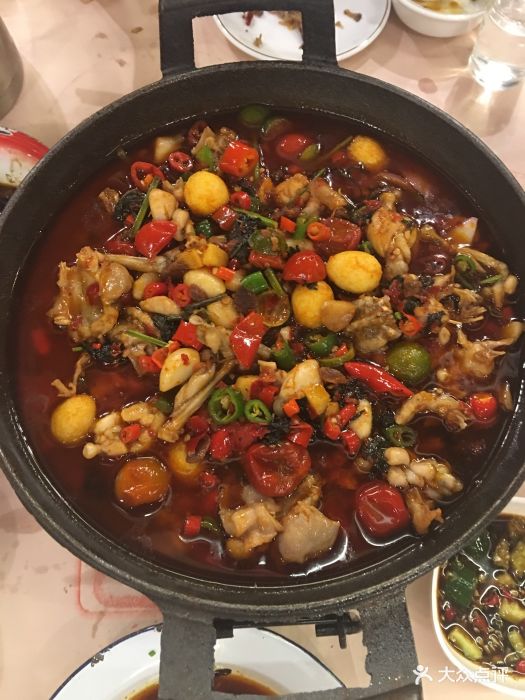 油焖牛蛙