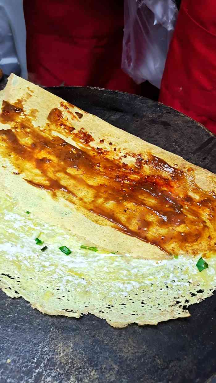 宋大姐正宗山东杂粮煎饼-"夫妻店应该[爱] 同事推荐的一家早餐店.