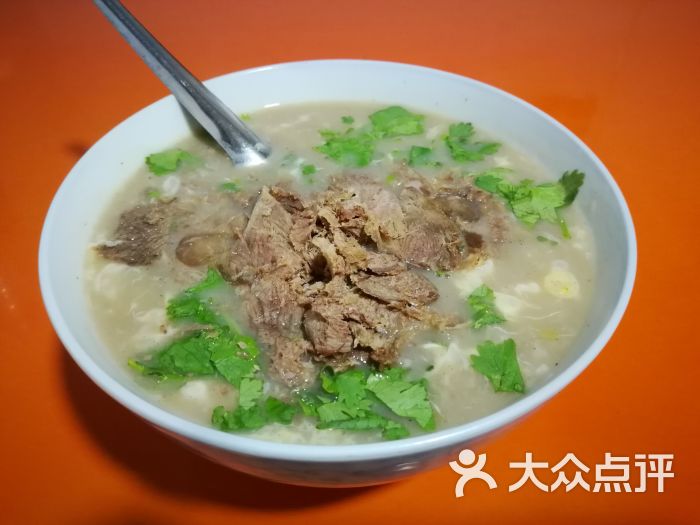 糁家帮牛肉糁汤加肉糁汤图片 - 第1张