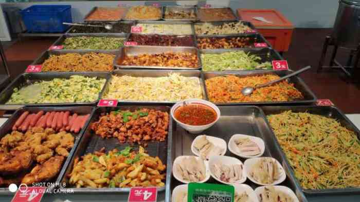 南京理工大学紫金学院学生1食堂-"一大半都是快餐  没