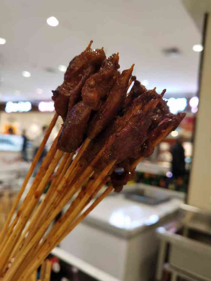 鸭小串秘制烤鸭肠-"我是减肥出来溜达溜达[发呆]后来.