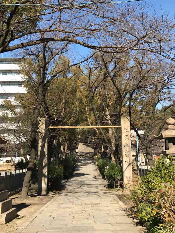 高津神社-"酒店附近顺路来逛逛,其实是被公园里的秋千.