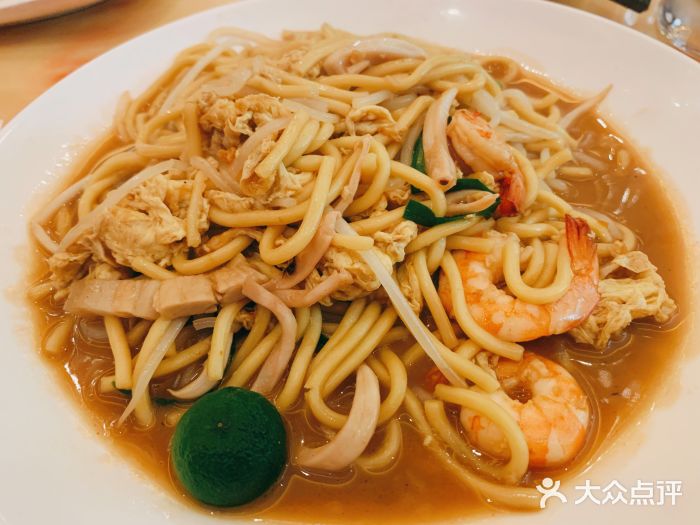 钨节路新加坡餐厅(静安店)炒福建虾面图片