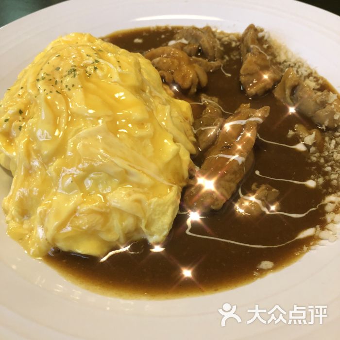 日式鸡肉咖喱蛋包饭