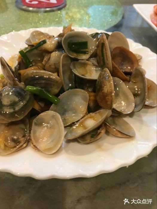 湖南人正宗川湘海鲜-姜葱炒黑口螺图片-三亚美食-大众点评网