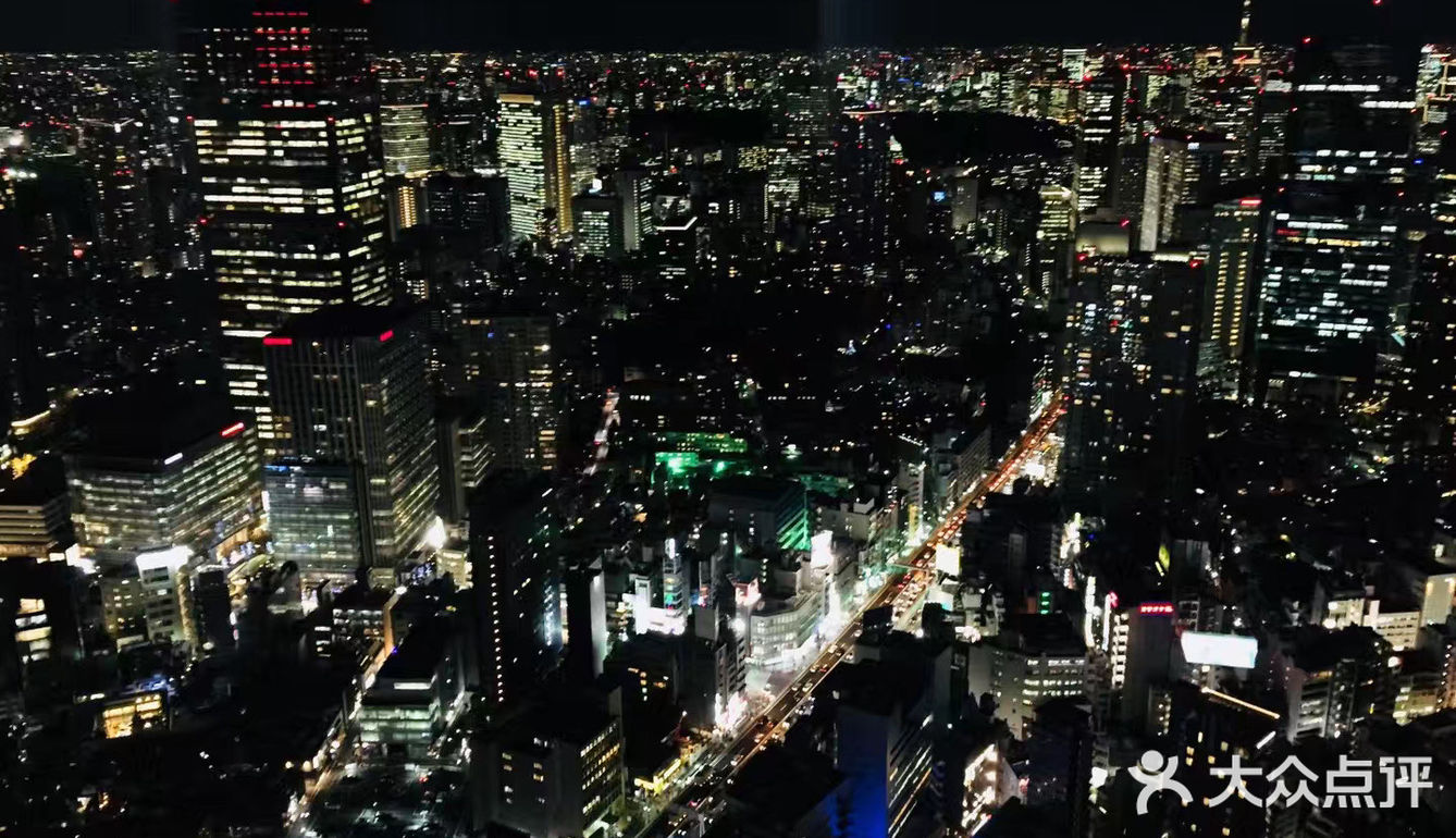 日本六本木hills|俯瞰东京城市夜景