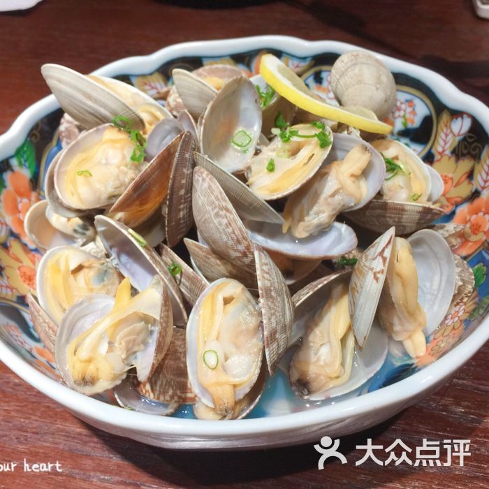 翔峰炭火鳗鱼酒蒸蚬子图片-北京日本料理-大众点评网